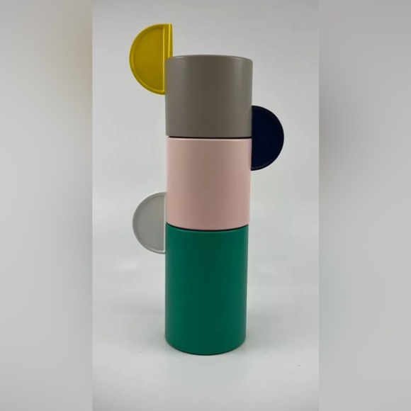 Stacking adjustable colorful candle holders - Picture 3 of 10